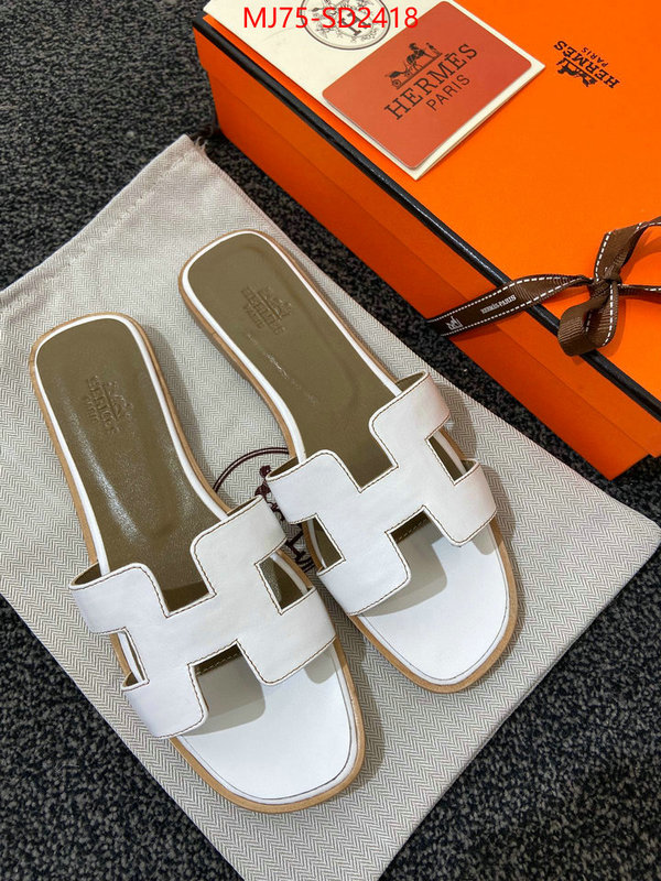 Women Shoes-Hermes copy aaaaa ID: SD2418 $: 75USD