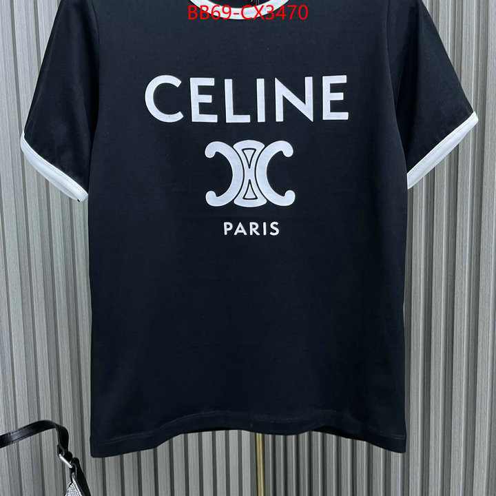 Clothing-Celine top 1:1 replica ID: CX3470 $: 69USD