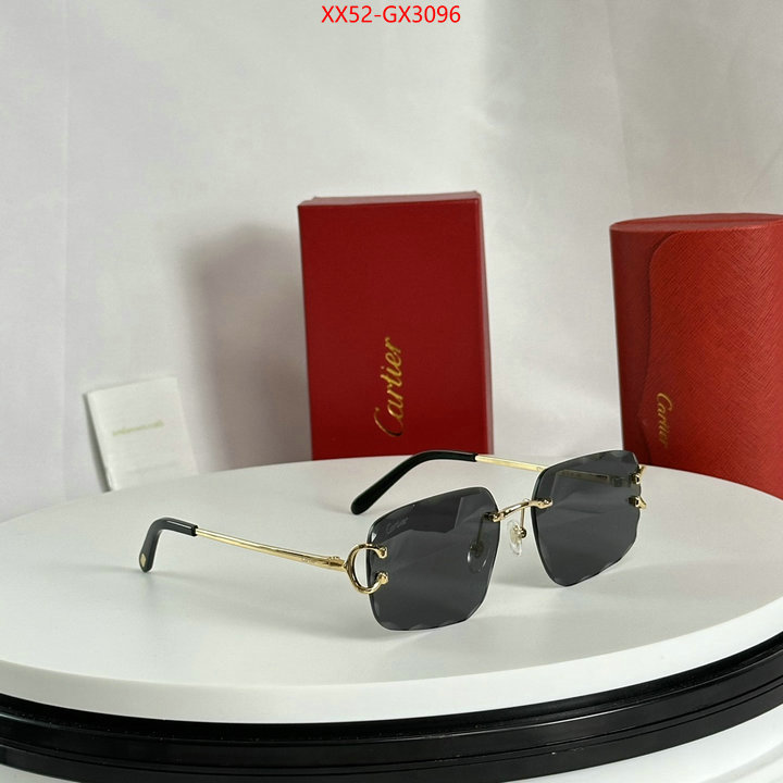 Glasses-Cartier luxury 7 star replica ID: GX3096 $: 52USD