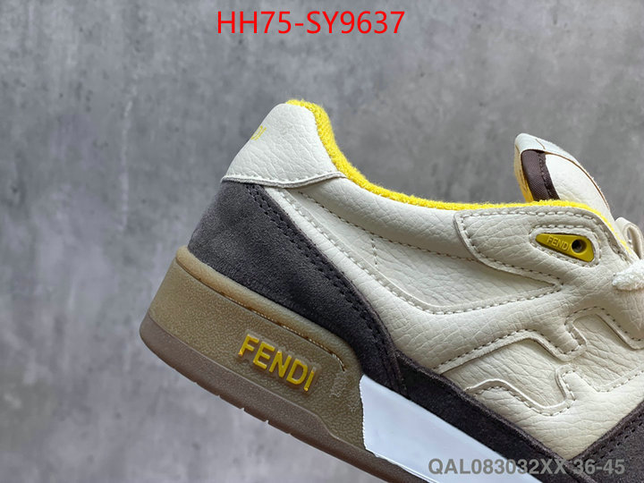 Men Shoes-Fendi best luxury replica ID: SY9637 $: 75USD