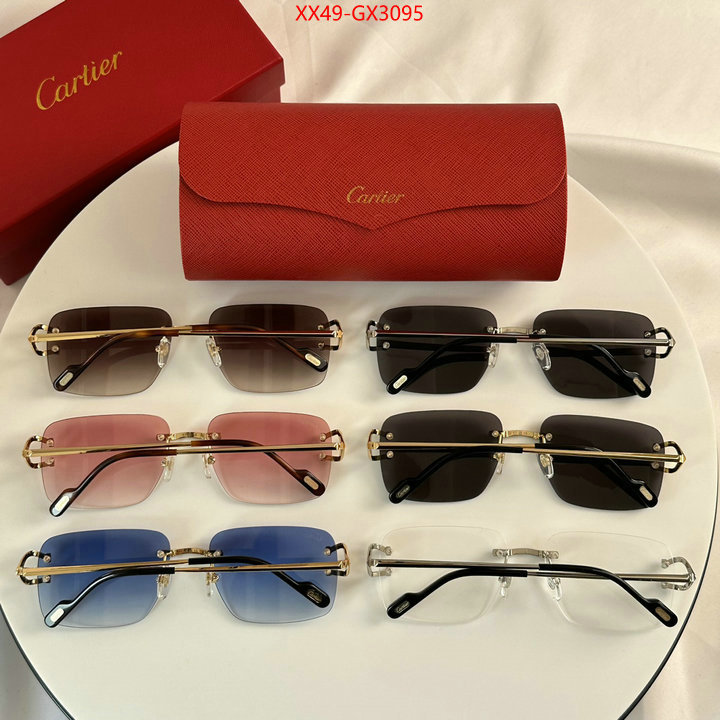 Glasses-Cartier 1:1 replica wholesale ID: GX3095 $: 49USD