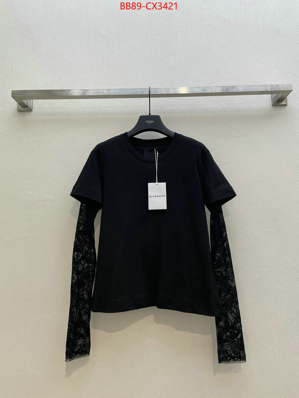 Clothing-Givenchy exclusive cheap ID: CX3421 $: 89USD