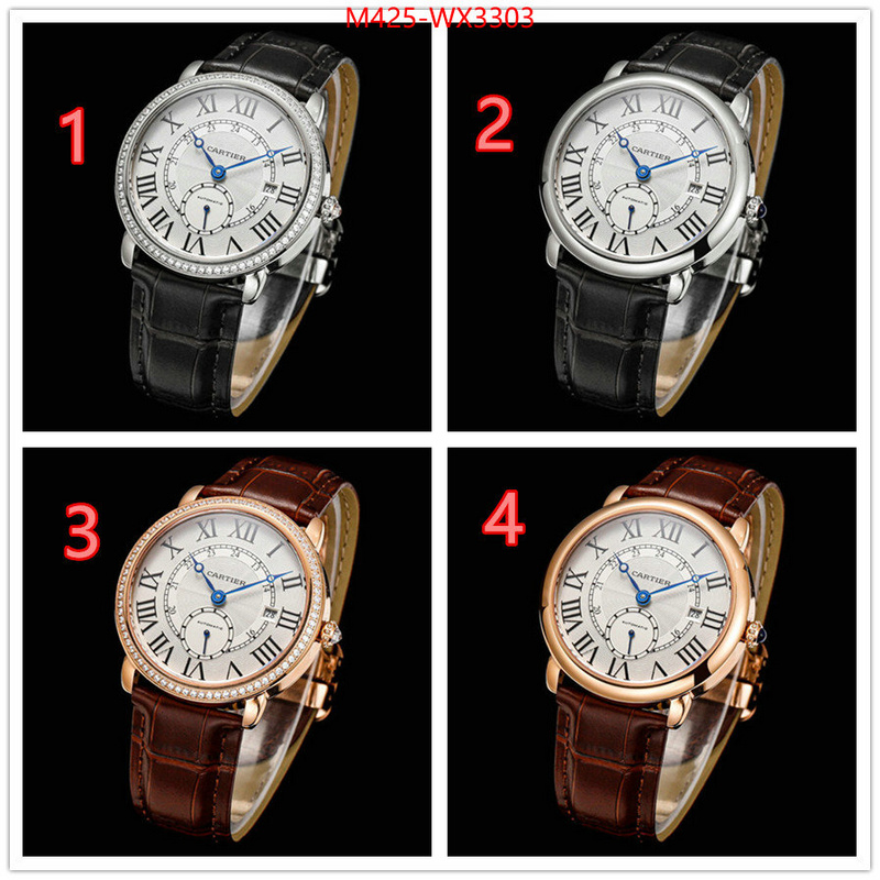 Watch(TOP)-Cartier wholesale replica shop ID: WX3303 $: 425USD