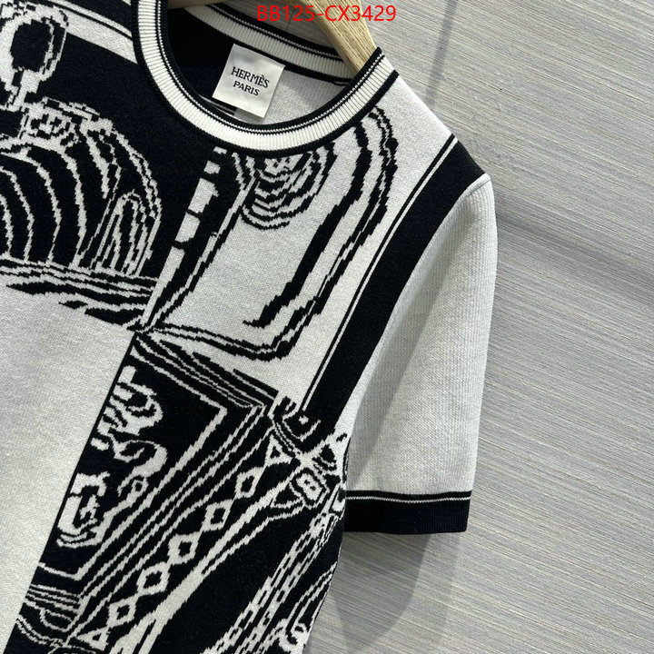 Clothing-Hermes cheap replica ID: CX3429 $: 125USD