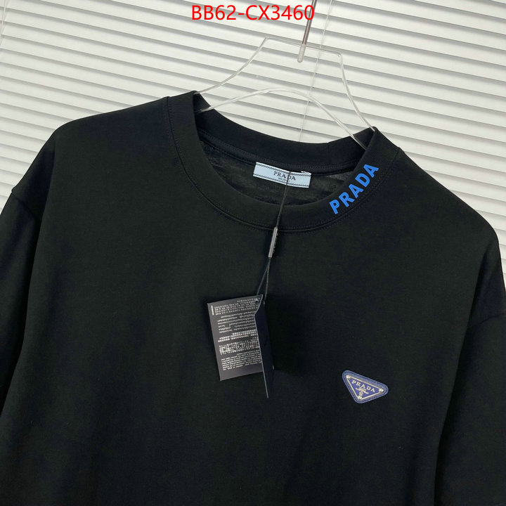 Clothing-Prada top designer replica ID: CX3460 $: 62USD