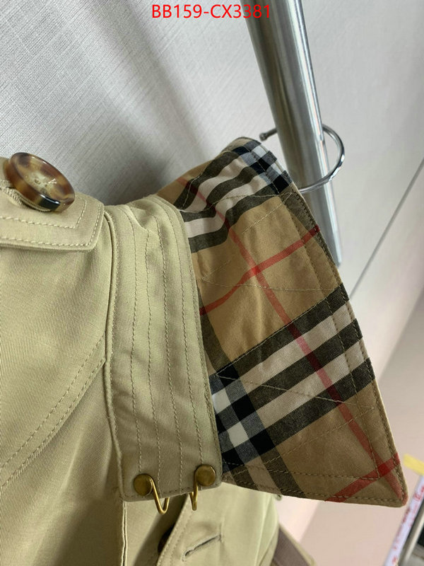 Clothing-Burberry shop designer replica ID: CX3381 $: 159USD