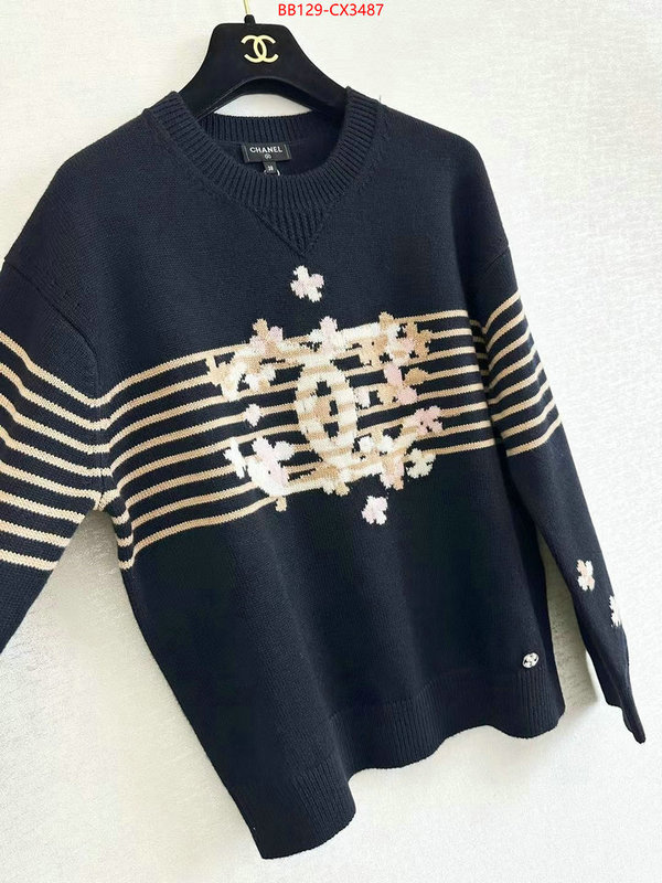 Clothing-Chanel buy sell ID: CX3487 $: 129USD