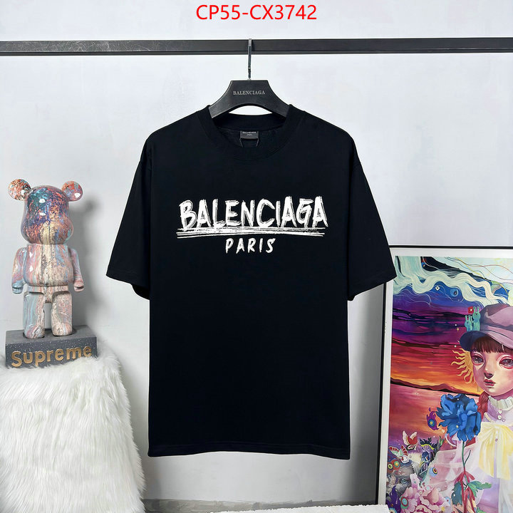 Clothing-Balenciaga outlet sale store ID: CX3742 $: 55USD