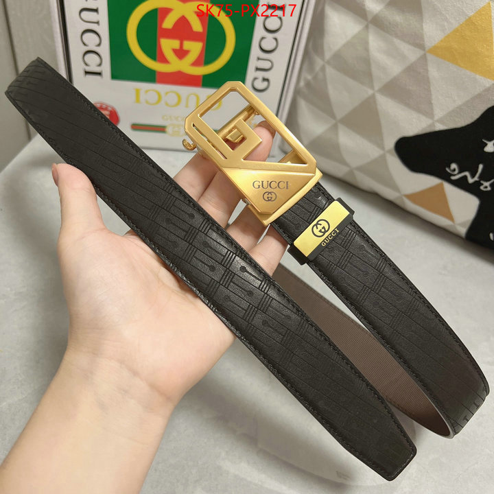 Belts-Gucci designer wholesale replica ID: PX2217 $: 75USD