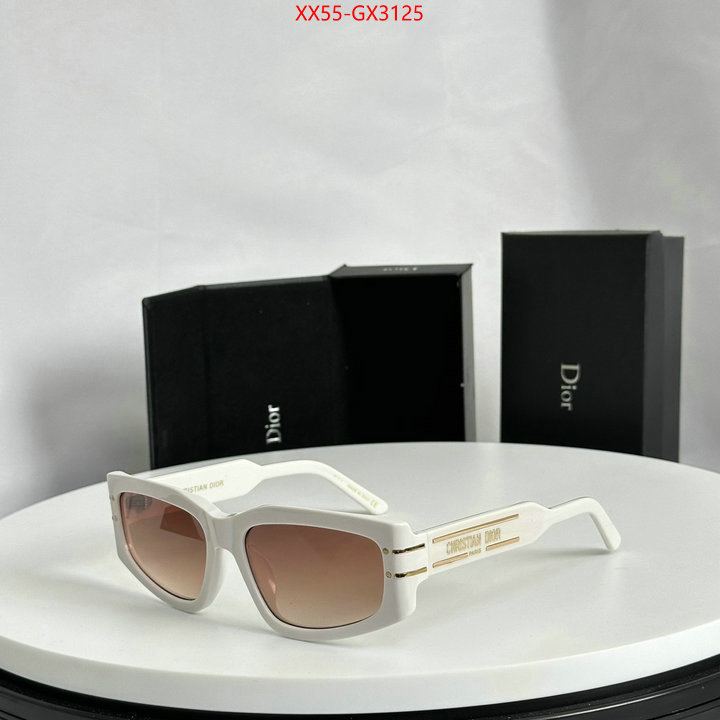 Glasses-Dior replica sale online ID: GX3125 $: 55USD