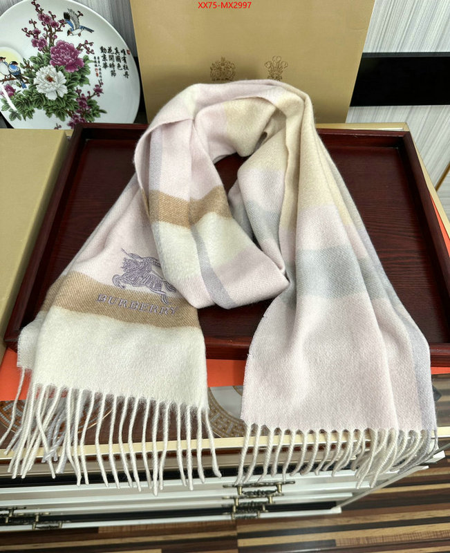 Scarf-Burberry sale outlet online ID: MX2997 $: 75USD