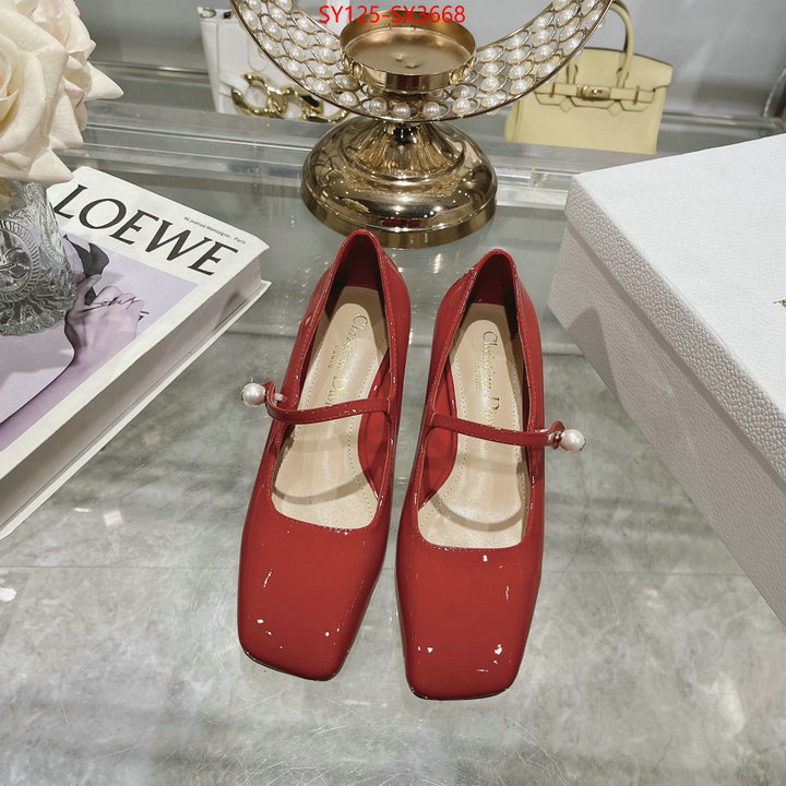 Women Shoes-Dior where can i buy the best quality ID: SX3668 $: 125USD