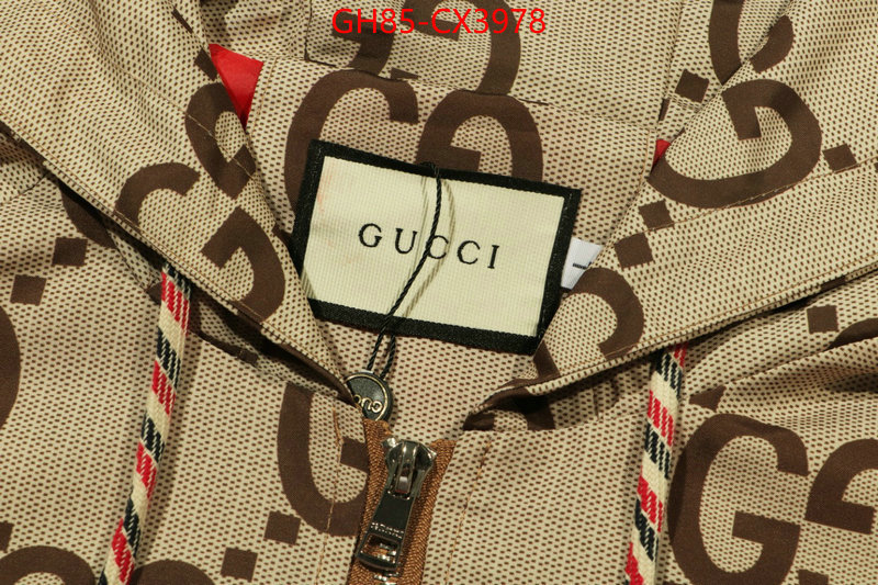 Clothing-Gucci replica wholesale ID: CX3978 $: 85USD