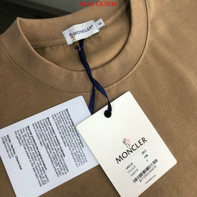 Clothing-Moncler what is a counter quality ID: CX3834 $: 55USD