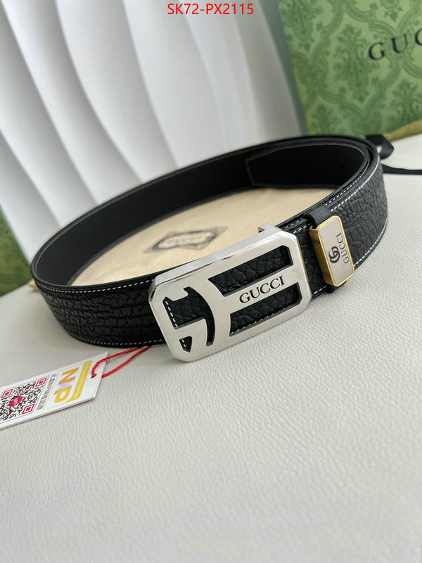 Belts-Gucci 2024 luxury replicas ID: PX2115 $: 72USD