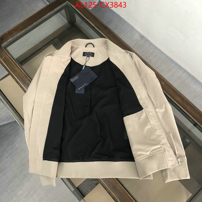 Clothing-Prada cheap ID: CX3843 $: 125USD