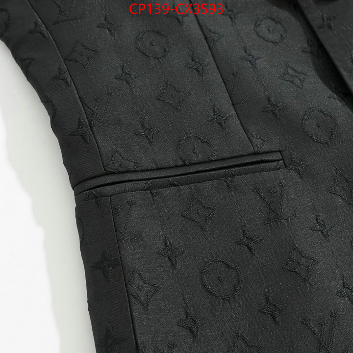 Clothing-LV replica wholesale ID: CX3593 $: 139USD