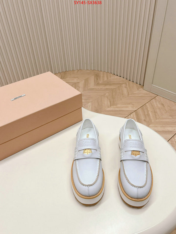 Women Shoes-Miu Miu outlet 1:1 replica ID: SX3638 $: 145USD