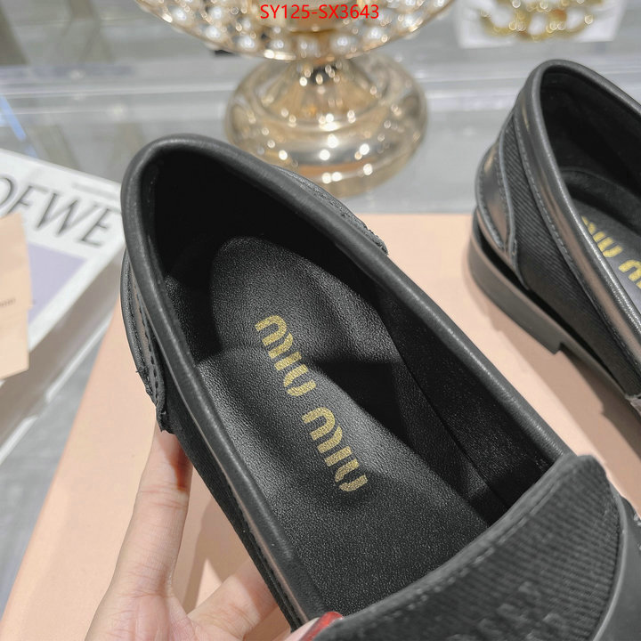 Women Shoes-Miu Miu designer fashion replica ID: SX3643 $: 125USD