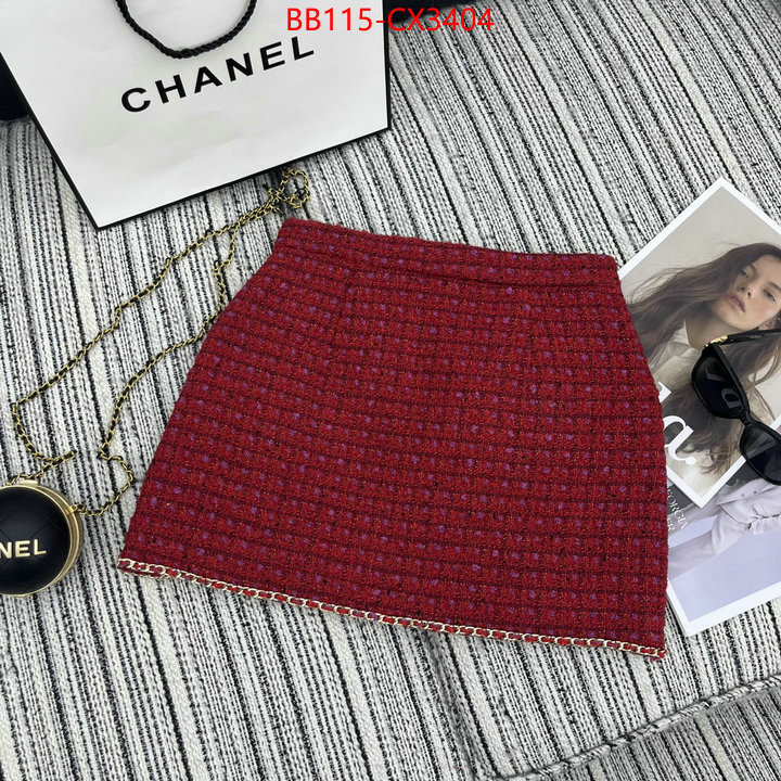 Clothing-Chanel the highest quality fake ID: CX3404 $: 115USD