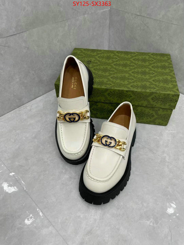 Women Shoes-Gucci the quality replica ID: SX3363 $: 125USD