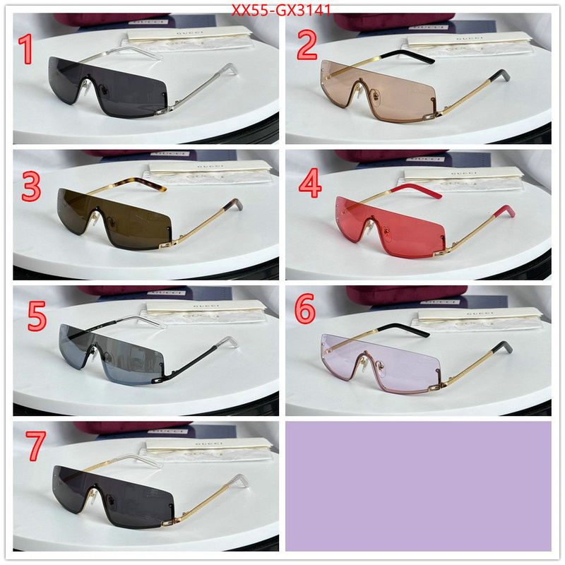 Glasses-Gucci top brands like ID: GX3141 $: 55USD