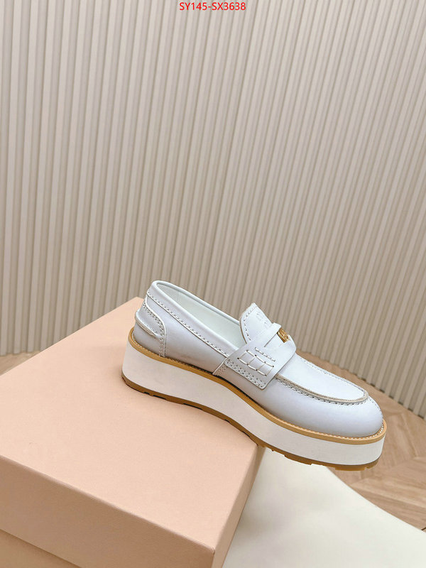 Women Shoes-Miu Miu outlet 1:1 replica ID: SX3638 $: 145USD
