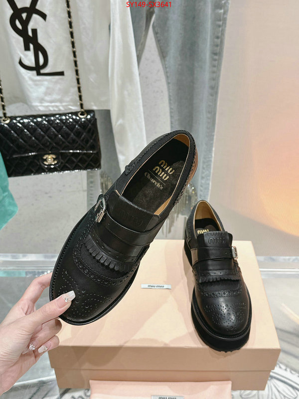 Women Shoes-Miu Miu 2024 replica ID: SX3641 $: 149USD