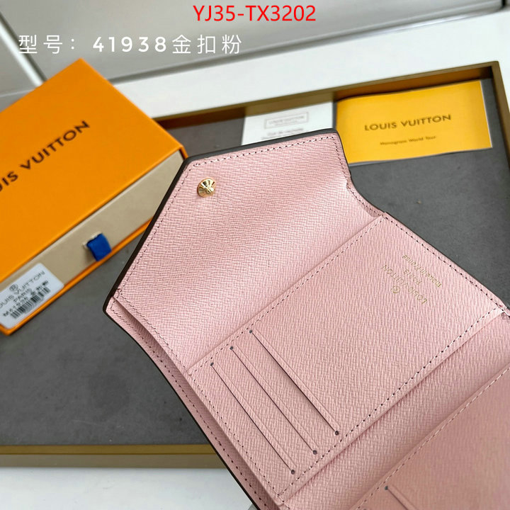 LV Bags(4A)-Wallet flawless ID: TX3202 $: 35USD,