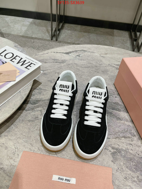 Women Shoes-Miu Miu aaaaa+ replica ID: SX3639 $: 135USD