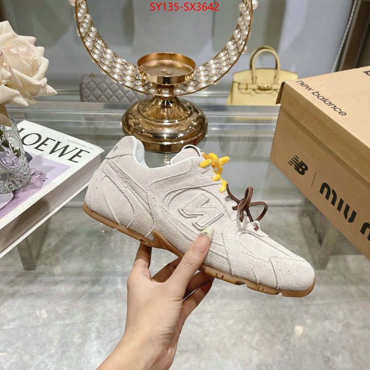 Women Shoes-Miu Miu designer high replica ID: SX3642 $: 135USD