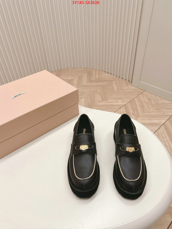 Women Shoes-Miu Miu outlet 1:1 replica ID: SX3638 $: 145USD