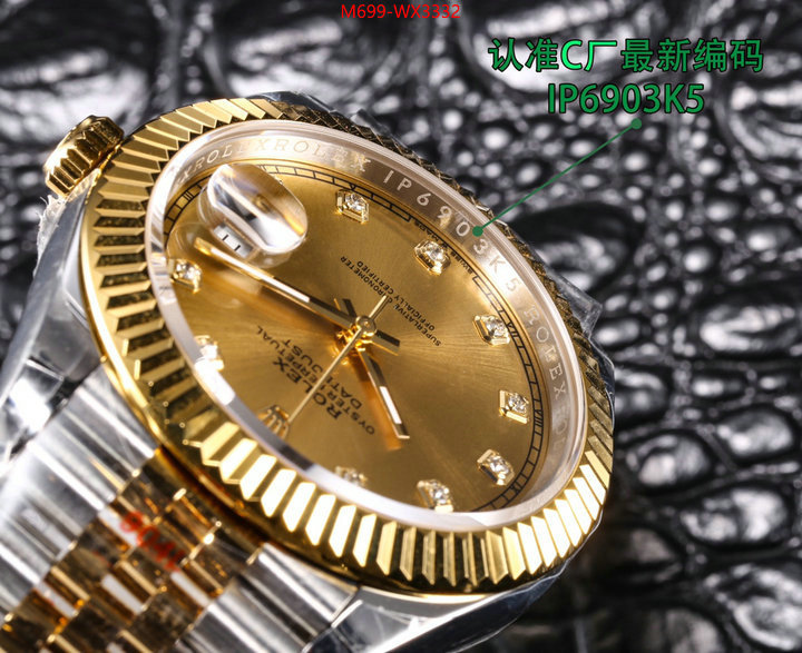 Watch(TOP)-Rolex quality aaaaa replica ID: WX3332 $: 699USD