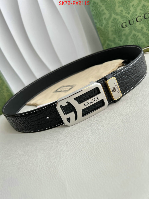 Belts-Gucci 2024 luxury replicas ID: PX2115 $: 72USD