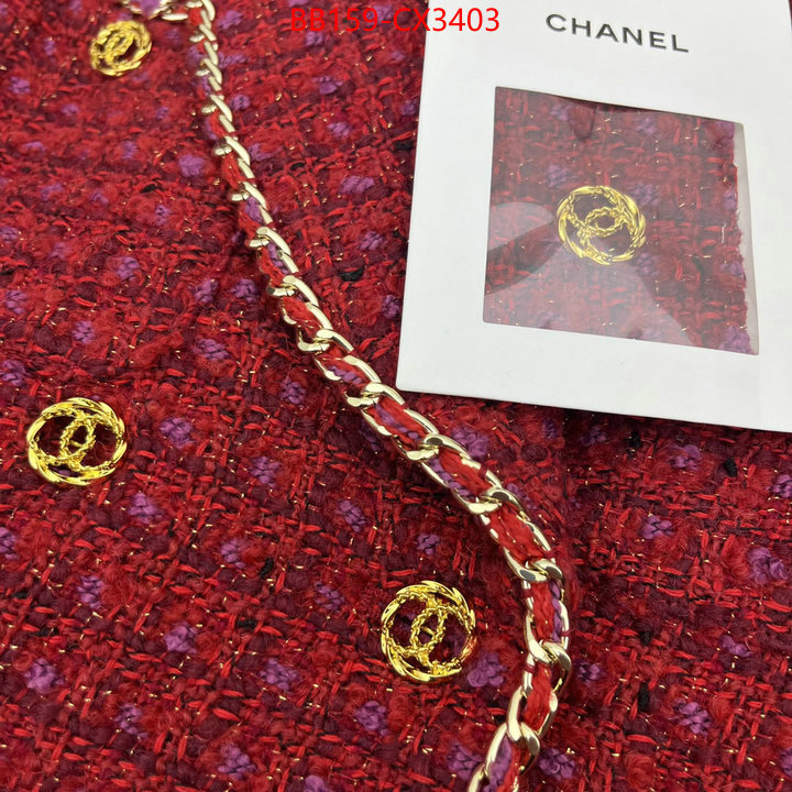 Clothing-Chanel shop ID: CX3403 $: 159USD