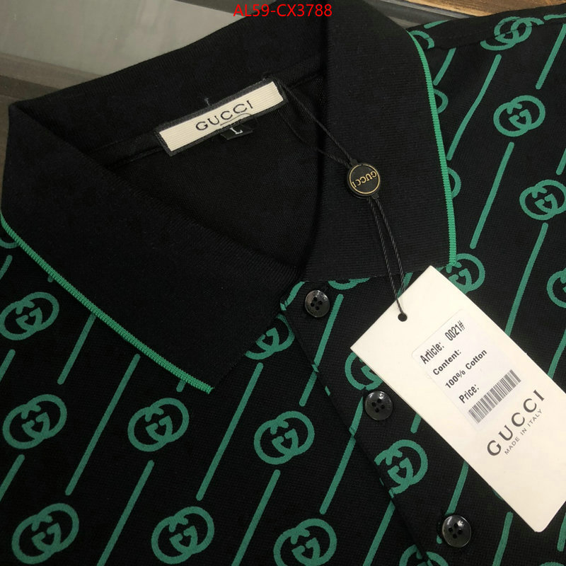 Clothing-Gucci customize best quality replica ID: CX3788 $: 59USD