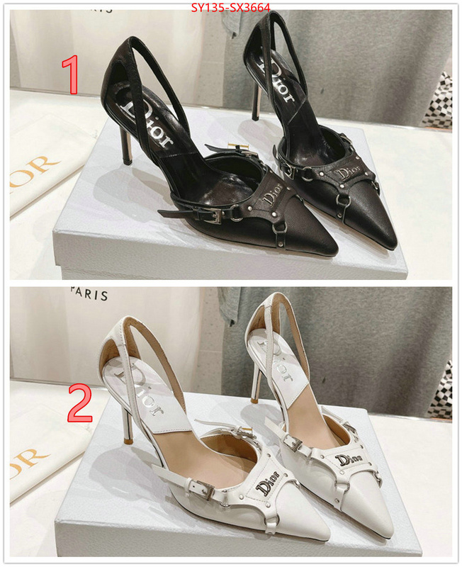 Women Shoes-Dior how to find replica shop ID: SX3664 $: 135USD