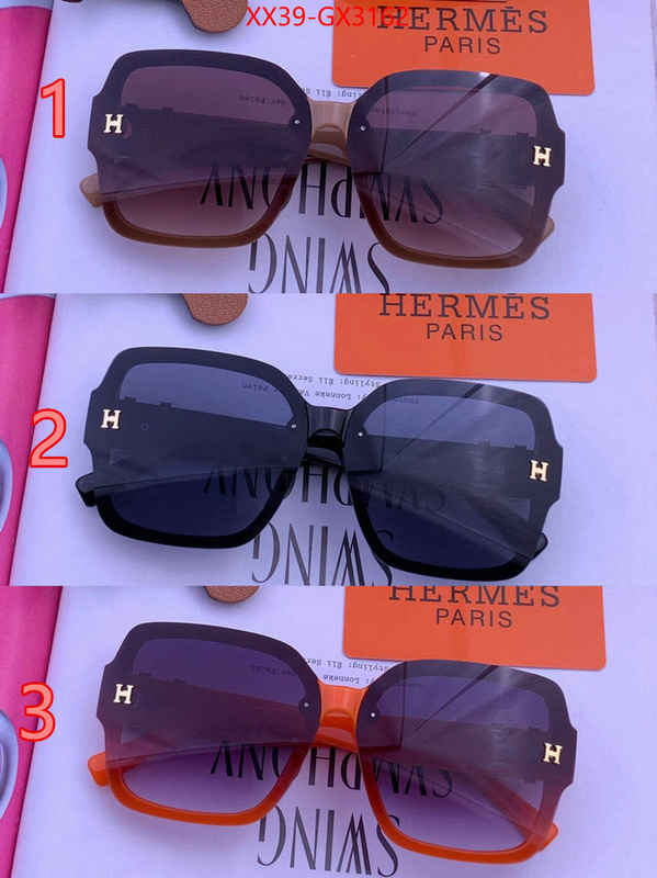 Glasses-Hermes high quality 1:1 replica ID: GX3162 $: 39USD