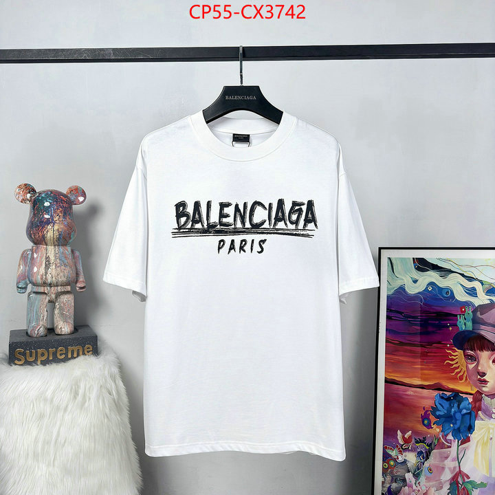 Clothing-Balenciaga outlet sale store ID: CX3742 $: 55USD