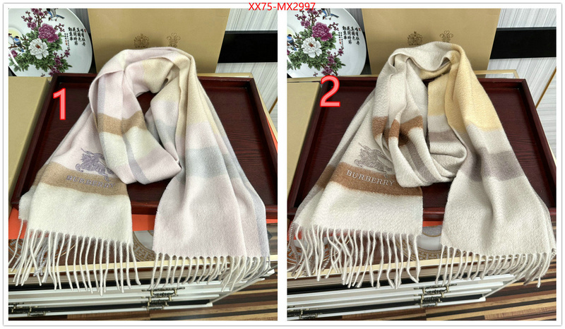 Scarf-Burberry sale outlet online ID: MX2997 $: 75USD