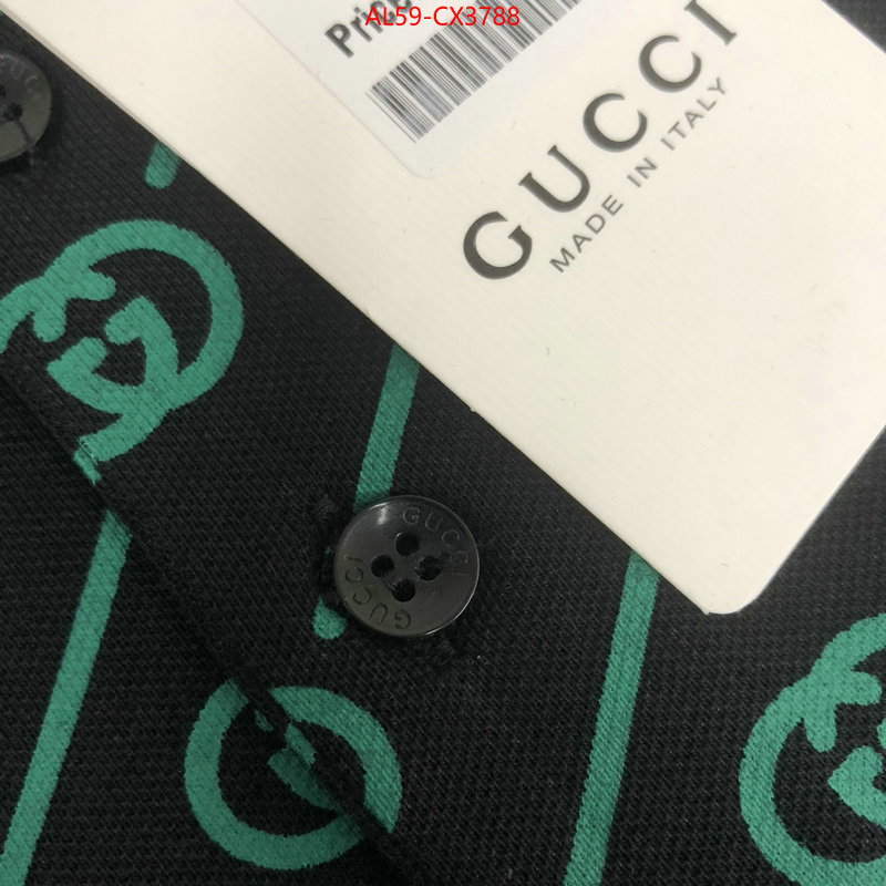 Clothing-Gucci customize best quality replica ID: CX3788 $: 59USD