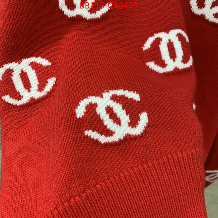 Clothing-Chanel what is a counter quality ID: CX3490 $: 115USD