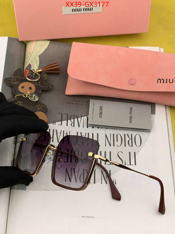 Glasses-Miu Miu replica for cheap ID: GX3177 $: 39USD