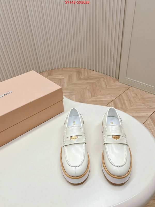 Women Shoes-Miu Miu outlet 1:1 replica ID: SX3638 $: 145USD