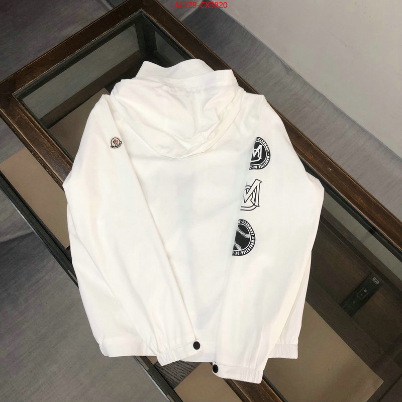 Clothing-Moncler quality replica ID: CX3820 $: 129USD