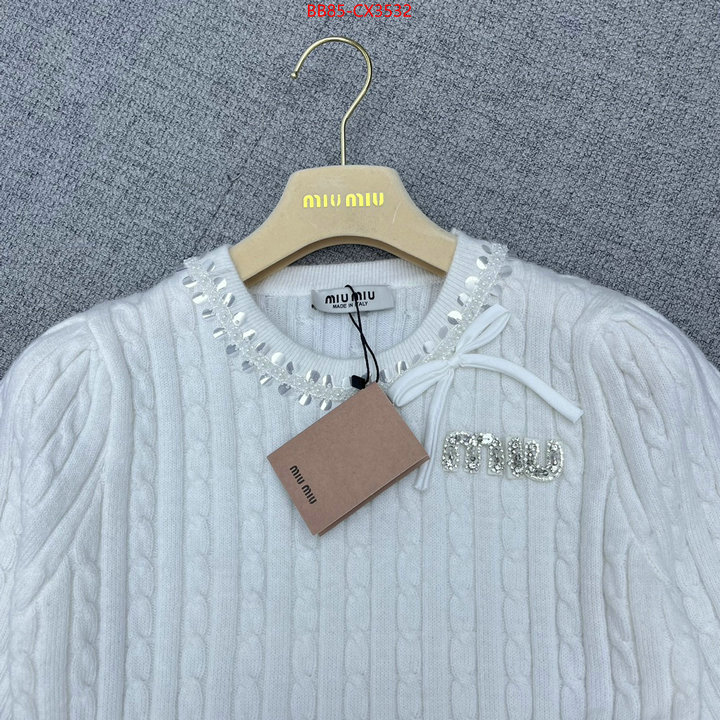 Clothing-MIU MIU replicas ID: CX3532 $: 85USD