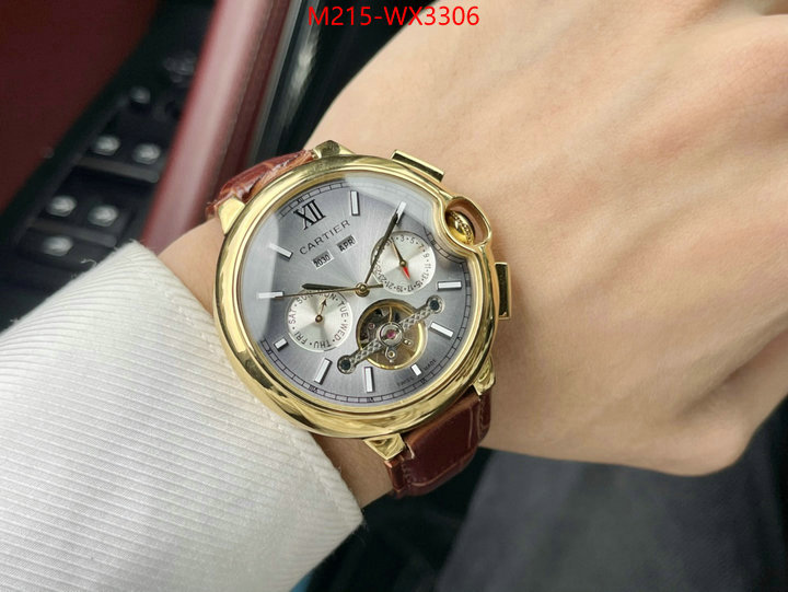 Watch(TOP)-Cartier high quality designer replica ID: WX3306 $: 215USD