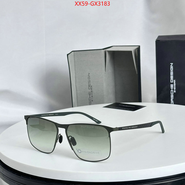 Glasses-Porsche the best quality replica ID: GX3183 $: 59USD