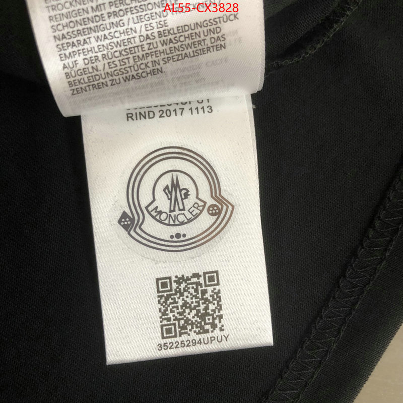 Clothing-Moncler high quality 1:1 replica ID: CX3828 $: 55USD