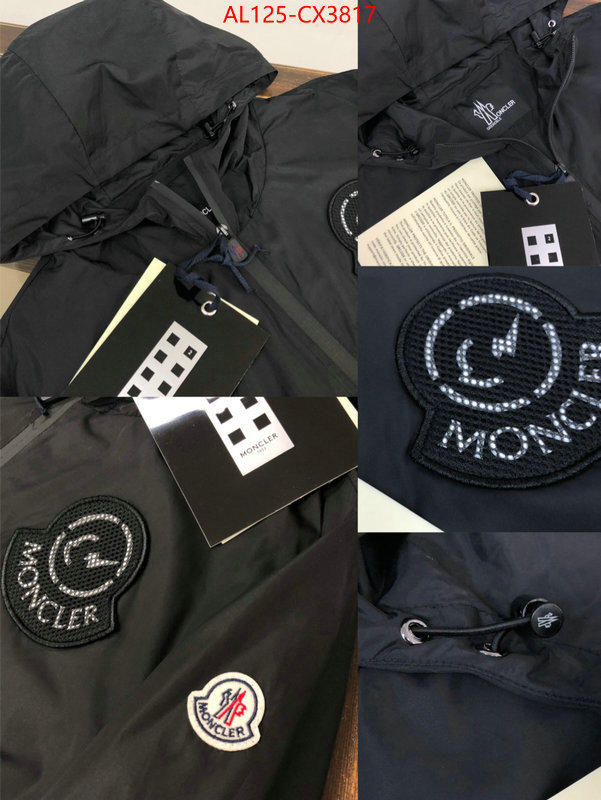 Clothing-Moncler replcia cheap ID: CX3817 $: 125USD